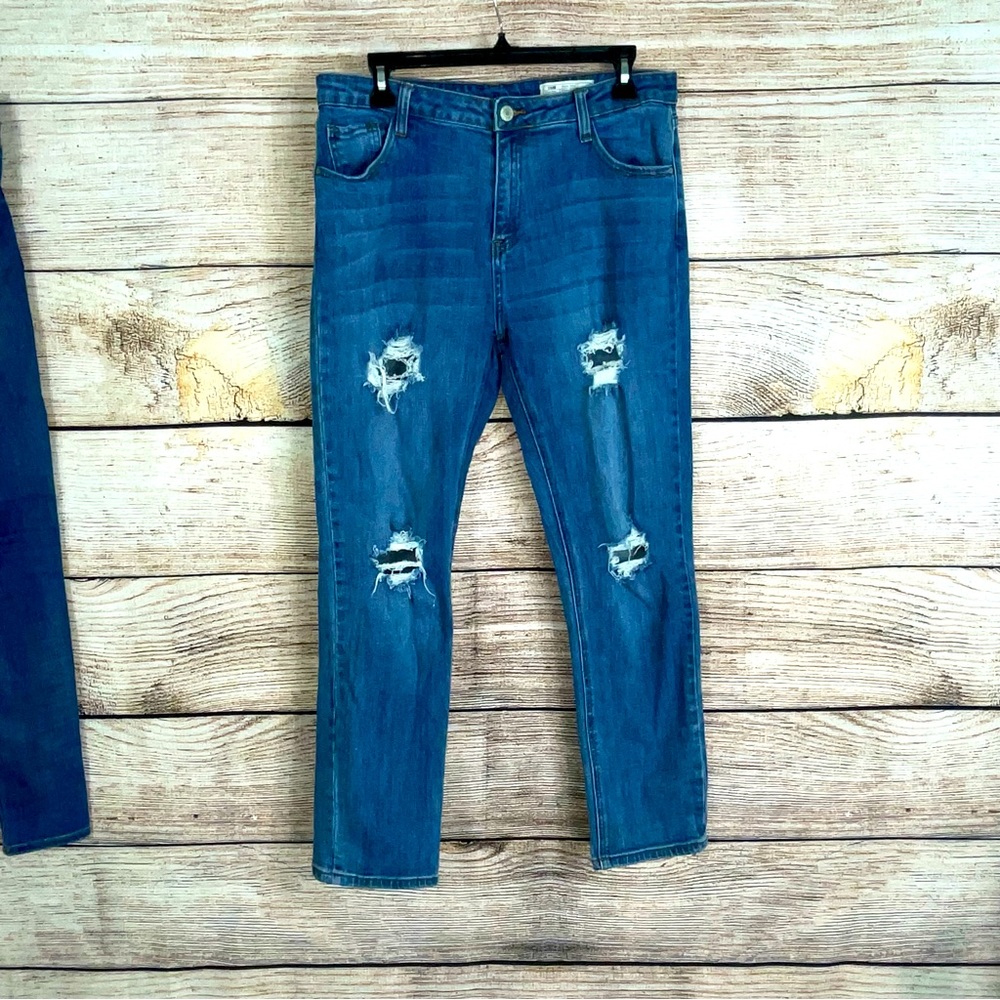 Black Label Kylie Distressed Boyfriend Jeans